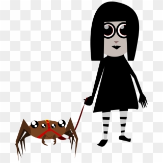 This Free Icons Png Design Of Pet Spider Girl - Clip Art Transparent Png