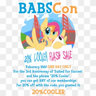 Babscon 20% Off Flash Sale - Cartoon Clipart
