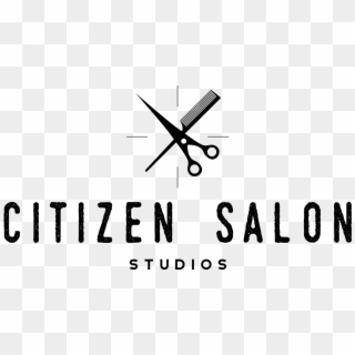 Citizen Salon Studios Png Black Transparent Bg - Citizen Salon Calgary Clipart