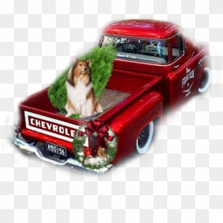 Red Sticker - Pickup Truck Clipart