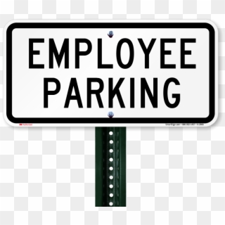 Employee Parking Sign - Parking Sign Clipart