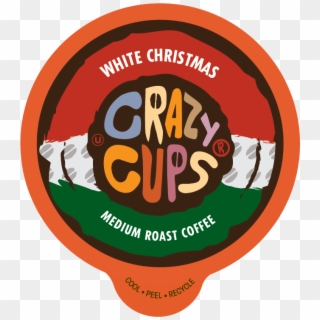 Crazy Cups Seasonal White Christmas Flavored Coffee - Circle Clipart