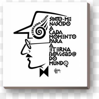 Fernando Pessoa - Quadros Decorativos Fernando Pessoa Clipart
