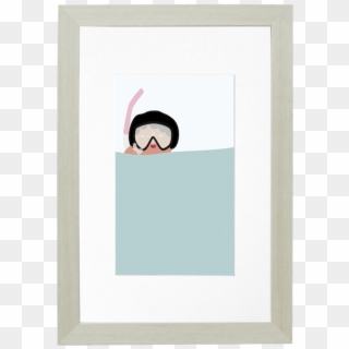 A Solid Wood Frame Enhanced With A Coastal Lime Wash - Penguin Clipart