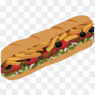 Sandwich Clipart Cuban Sandwich - Subway Sandwich Clip Art - Png Download