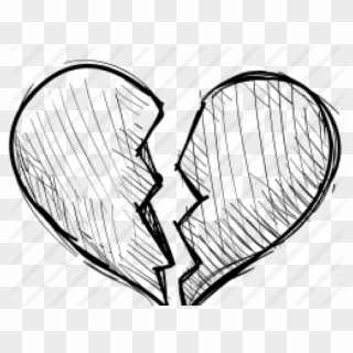 Broken Heart Png Drawn Clipart
