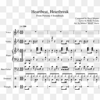 Heartbeat, Heartbreak Sheet Music Composed By Composed - Spectre Alan Walker Flute Sheet Music Clipart