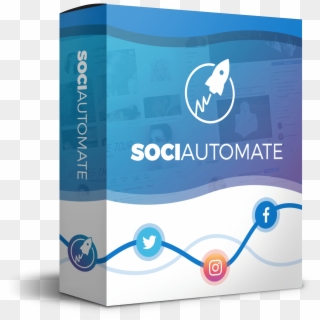 Sociautomate Is An Easy To Use, Cloud Based Software - Graphic Design Clipart