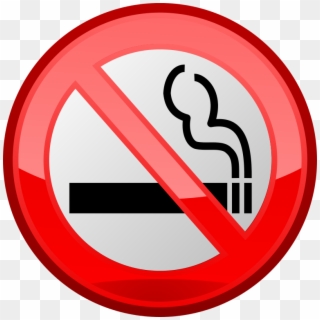 No Smoking Nuvola - Stop Air Pollution Signs Clipart