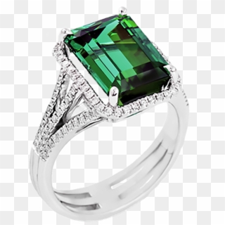 Fashion - Emerald Ring Png Clipart