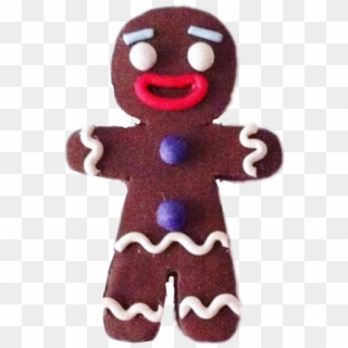 #gingerbreadman #gingerbread #shrek #cartooncharacter - Gingerbread Clipart