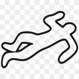 Dead Body Outline Png Clipart