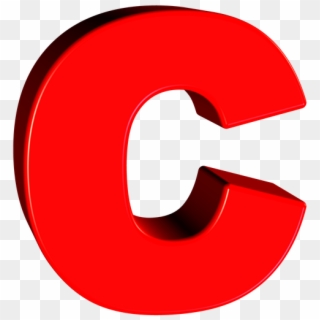 Alphabet Letter Character 3d Font Text Capital - Letter C Clipart