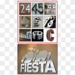 3d Steel Letters Sign Boards - Aluminium Letters Signage Clipart