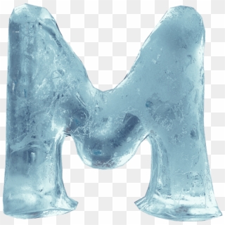 Ice Ice Baby Font - Letters Blue Ice Png Clipart