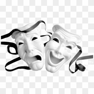 All - Happy And Sad Theater Faces Clipart
