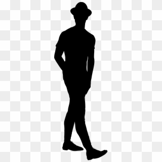 Silhouette Man Hipster - Hipster Silhouette Png Clipart