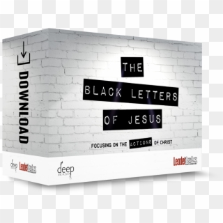The Black Letters Of Jesus - Black Letters Of Jesus Clipart