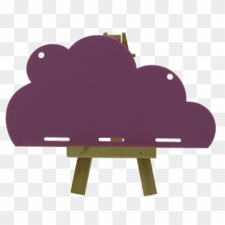 Blank Cloud Bow Holder - Bench Clipart