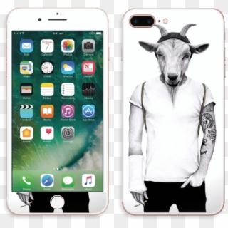 Hipster Goat Skin Iphone 7 Plus - Iphone 6 Png Hd Clipart