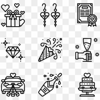 Vector Black And White Library Heart Icons Free - Battery Icon Clipart