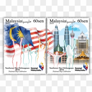 Stamps - Malaysia Stamps 2018 National Day Clipart