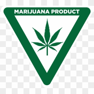 Logo Image Of Marijuana Leaf With Green Border With - Michigan Marijuana Symbol Clipart