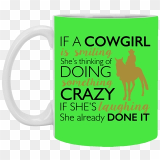 Cowgirl Silhouette Png - Mug Clipart