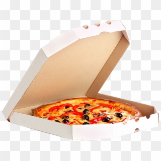 Caja Pizza T - Pizza En Caja Png Clipart