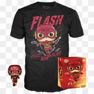 Morty Tiny Rick With Guitar Pop , Dc Comics The Flash - Funko Tee Black Panther Clipart