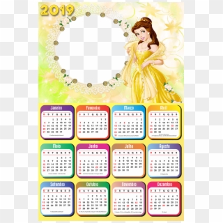 000 × - 2019 Disney Princess Calendar Clipart