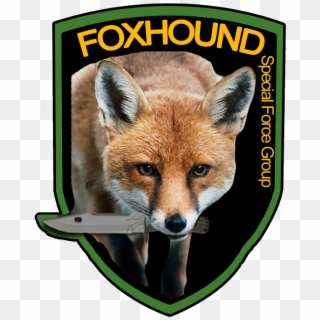 Realistic Foxhound Logo I Pulled Off - Foxhound Unit Logo Gif Clipart