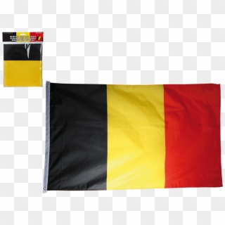 Belgium Flag With Metal Rings - Flag Clipart