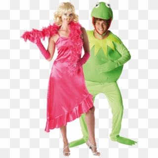 Kermit And Miss Piggy Fancy Dress , Png Download - Adult Disney Fancy Dress Clipart