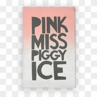 Pink Miss Piggy Ice - Book Cover Clipart