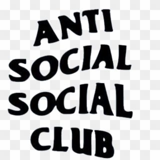 Antisocialsocialclub Sticker - Illustration Clipart