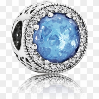 Pandora Radiant Hearts Charm, Sky-blue Crystal Clear - Radiant Hearts Charm Blush Clipart