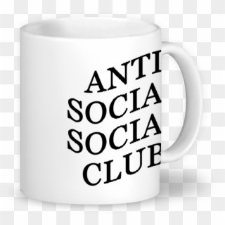 Caneca Anti Social Social Club De Joana Peleirana - Mug Clipart