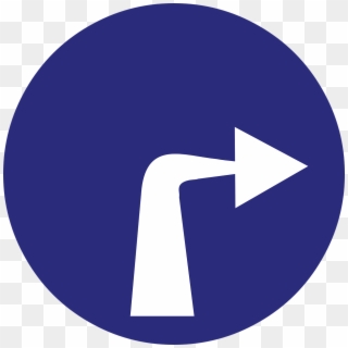 Turn Right Arrow Direction Png Image - Circle Clipart