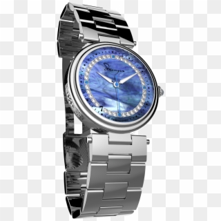 Blue Crystal - Analog Watch Clipart