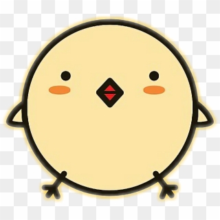#chick #chicken #cute #icon #yellow #freetoedit - Cartoon Clipart