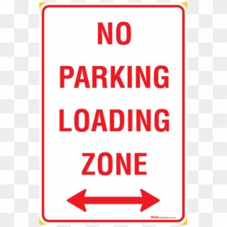 Parking No Parking Loading Zone Span Arrow - Signs Clipart