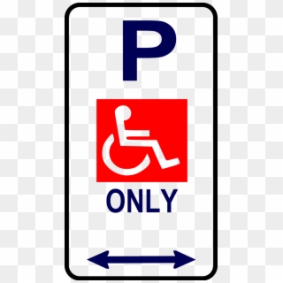 Sign Disabled Parking - Disabled Parking Sign Au Clipart
