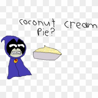 Coconut Cream Pie - Cartoon Clipart