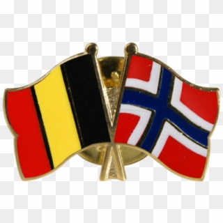Norway Friendship Flag Pin, Badge - Flag Clipart