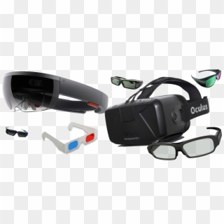 A Considerable Number Of Different 3d Glasses Scattered - Bag Clipart