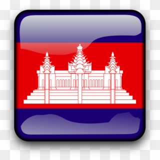 Kh Clipart Icon Png - Cambodia Flag Transparent