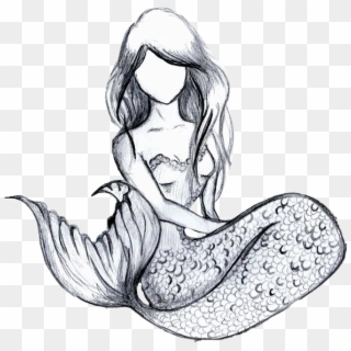 Mermaid Drawing Png - Beautiful Mermaid Drawing Clipart