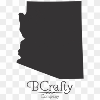 Acrylic Arizona State Blanks - Map Clipart