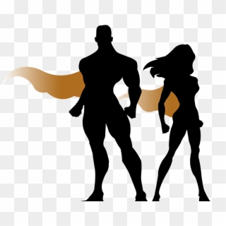 Mr And Ms Sports Silhouette Clipart
